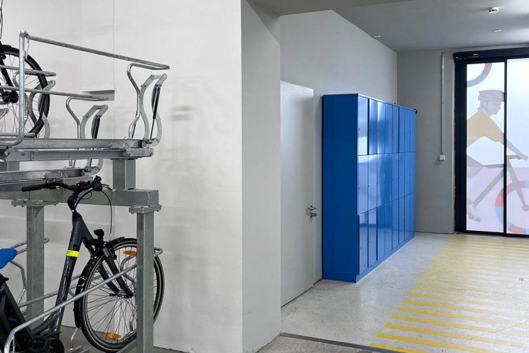 Radstation von innen
