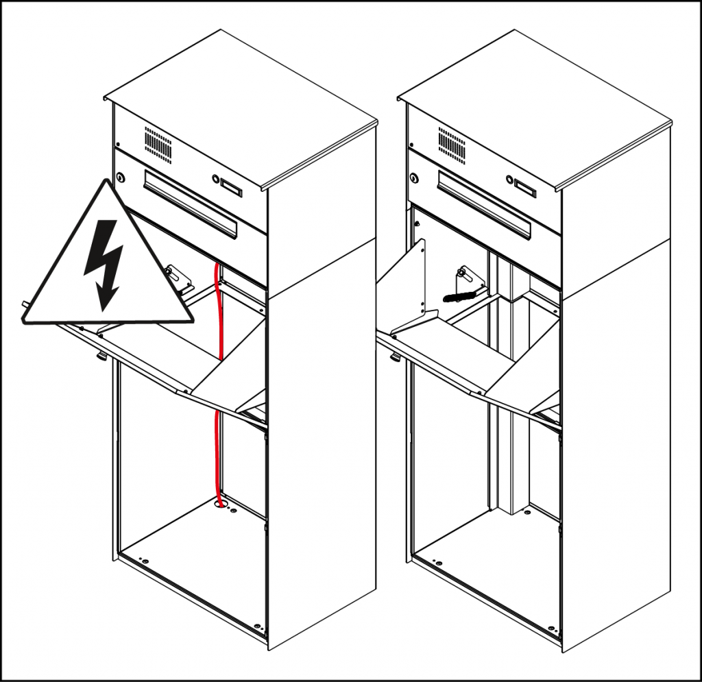 Lassen Sie die Elektrik durch qualifiziertes Fachpersonal anschließen!