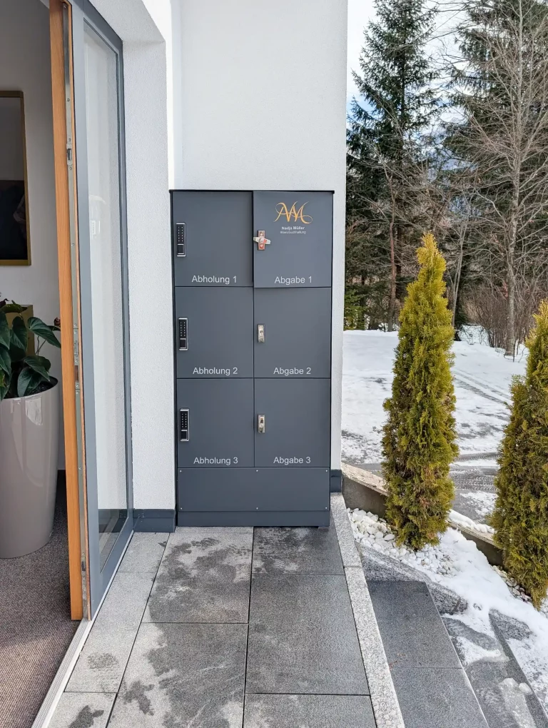 Abholstation / Übergabepunkte für Steuerkanzleien für den Außenbereich