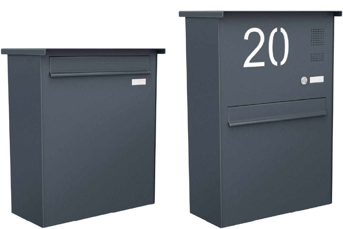 Briefkasten FRISCO ohne Frontplatte (ZB2000)