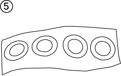 5: Klebepads